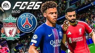 Paris Saint-Germain vs Liverpool // Gameplay Ultime Kits 25/26 // FC 26 Mod