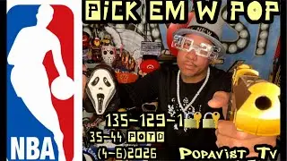 NBA PICK EM W POP👈🏾1/11/2026 PICKS & PREDICTIONS VS THE SPREAD @PickDawgz JaY Briggs CHALLENGE😳