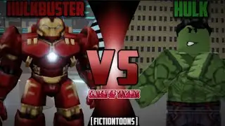 HULK VS HULKBUSTER | Marvel Superhero Brawl | #roblox #hulk #ironman #roleplay #battle #hulkbuster