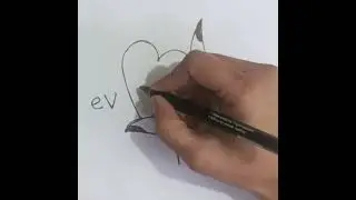 How to draw a heart real easy for Valentine's Day