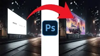 How to Make Billboard Mockup In Photoshop | GRAPHICY | PHOTOSHOP |