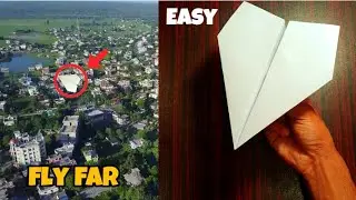 How To Make A Paper Airplane Easy That Fly Far || How to Make A Paper Plane Easy That Flies Far