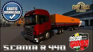 DOWNLOAD MOD FREE - ETS 2 1.57 - SCANIA R440 - NAS 4 PATAS GUERRA - MAPA EAA - LINCK NA DESCRI&Ccedil;&Atilde;O