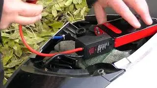 Motorrad Starthilfe mit Powerbank - engine start with powerbank - SV 650