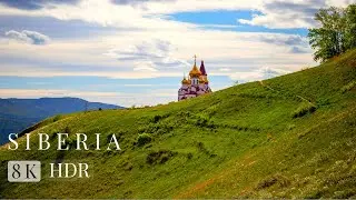 SIBERIA  8K &bull; WINTER NATURE IN SIBERIA &bull; RELAXING MUSIC WITH AMAZING NATURE #8KRUSSIA #8KSERBIHA