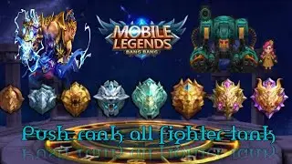 Tips push rank mobile legend solo use all fighter tank | auto winstreak - solo rank mlbb