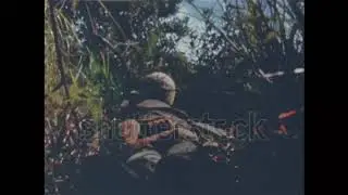 CIRCA 1966 - Combat footage shows US Marines engaged in Operation Hastings.