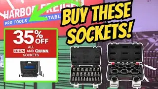 Harbor Freight March Parking Lot Sale &mdash; 35% Off ICON & Quinn Sockets