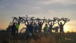#SunRiseRide @Tolosa Propuls&eacute; par la docteur en Aurore la bien nomm&eacute;e @Aurorologue