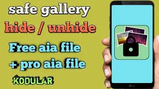 safe gallery aia file | pro aia file | free aia file for kodular