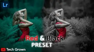 Black and Red Preset || Adobe Lightroom Mobile