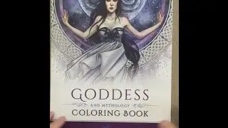 Goddess and Mythology Coloring Book (Fantasy Coloring by Selina) flip through