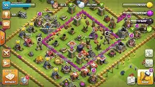 My trash old th8 dark elixir saving base back in 2017