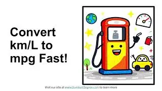 Quick estimate: how to convert km/L to mpg?