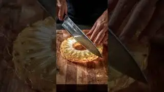 Slicing a Crystal PineApple | Hyper-Realistic ASMR Macro in 8K #crystalfruit #8kvideo #slicing