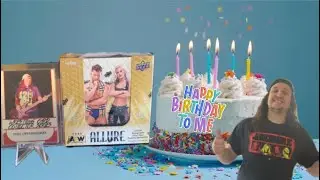 BIRTHDAY RIP OF 2022 AEW ALLURE HOBBY (NICE AUTO) #wrestlingcards #aew #aewcards #upperdeck 