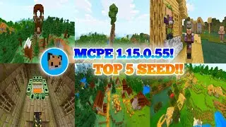 Top 5 Seeds for Minecraft 1.15 - Minecraft 1.15 Best Seeds 2020 - mcpe 1.15 seed!