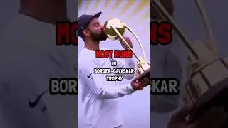 Most Runs 🔥 In Border&ndash;Gavaskar Trophy #shorts  #cricket