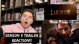 LUCIFER - SEASON 5 OFFICIAL TRAILER REACTION