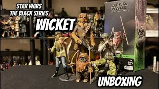 Wicket UNBOXING Star Wars The Black Series Endor Ewok Action Figures