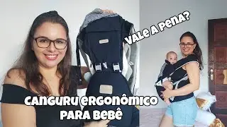 COMPREI UM CANGURU PARA A BEBÊ  | Mostrei como usar, vale a pena?