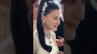 Myanmar traditional wedding dress