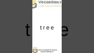 VocabDaily Learn Vocabulary Fast with Audio Flashcards! tree #VocabDaily #English #shorts