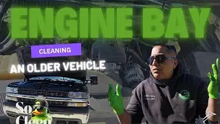 OLD TRUCK Engine Bay MAKEOVER From Dirty to SPOTLESS!