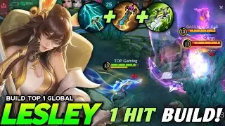 THIS LESLEY ONE HIT BUILD IS ACTUALLY BROKEN!! (Must Watch!) - Mobile Legends