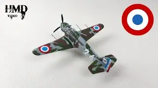 Bloch MB.152 Armee de l'Air, French Air Force, WW2 Fighter, by IXO 1:72 Diecast Model Review