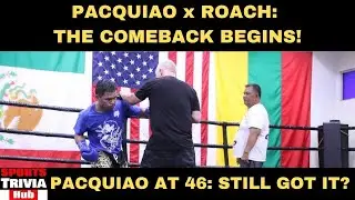 Manny Pacquiao Returns to Wild Card Gym with Freddie Roach!