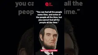 You can fool all the people some time | Abraham Lincoln Quotes | #shorts #quotes #motivation