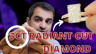 how much does a 3ct radiant lab diamond ring cost? #Chicago