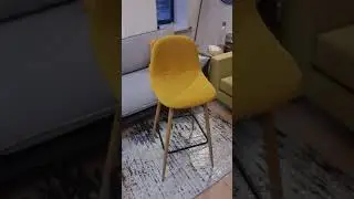 Полубарный стул La Forma NILSON Желтый