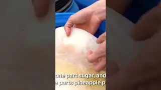 How to Make Soap Using Pineapple Skin @BusinessInsider #remix