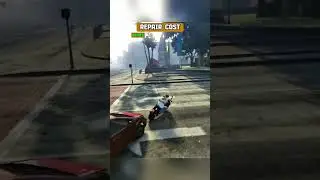 GTA 5 Bike Melee Kick And Car Full Destroy #gta #bikekick #gaming #cardestroy #automobile #ytshorts