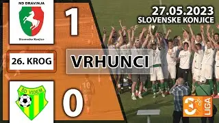 Vrhunci: DRAVINJA 1 : 0 VIDEM | 3. SNL-Vzhod