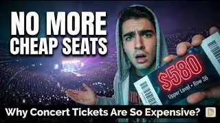 Why Concert Tickets Are So Expensive,  Music can be free but concerts are for the Rich.