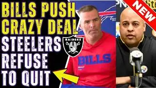 💥🤯 OMG! TRADE WAR EXPLODES AS RAIDERS FACE HEAVY PRESSURE FROM STEELERS AND BILLS! RAIDERS NEWS
