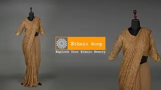 Sequins Saree Review || Party Wear Designer Sequins Saree || Online Shopping || EthnicRoop Saree