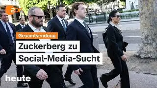 heute 19:00 Uhr vom&nbsp;18.02.2026 Sucht-Vorw&uuml;rfe gegen Meta, Politischer Aschermittwoch, NATO-Man&ouml;ver