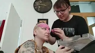 Doing my mug on my drag mom||first video||drag makeup