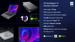 Mi NoteBook 14 Horizon Edition #MakeEpicHappen