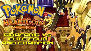 Pokemon Heart Gold: Girafarig VS Elite Four and Champion