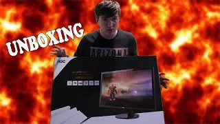 UNBOXING | AOC g2278vq | Gabriel.