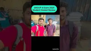 Group 4 Exam Review | Student Reaction 😱| TNPSC Group 4 Answer Key 2025 #tnpscgroup4 #tnpsc2025