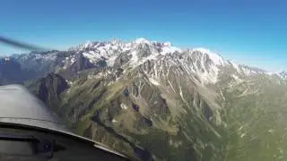 Les Alpes vues du ciel, le 18 juillet 2016