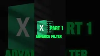 Advance Filter in Excel mai advance Filter  #shorts #excel