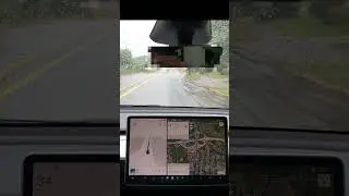 Tesla Autopilot Wiper Fail! #shorts #fsd #fullselfdriving #teslaautopilot #ev #failure #badweather
