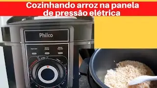 Como cozinhar arroz  na panela de pressão elétrica 🍚🍚